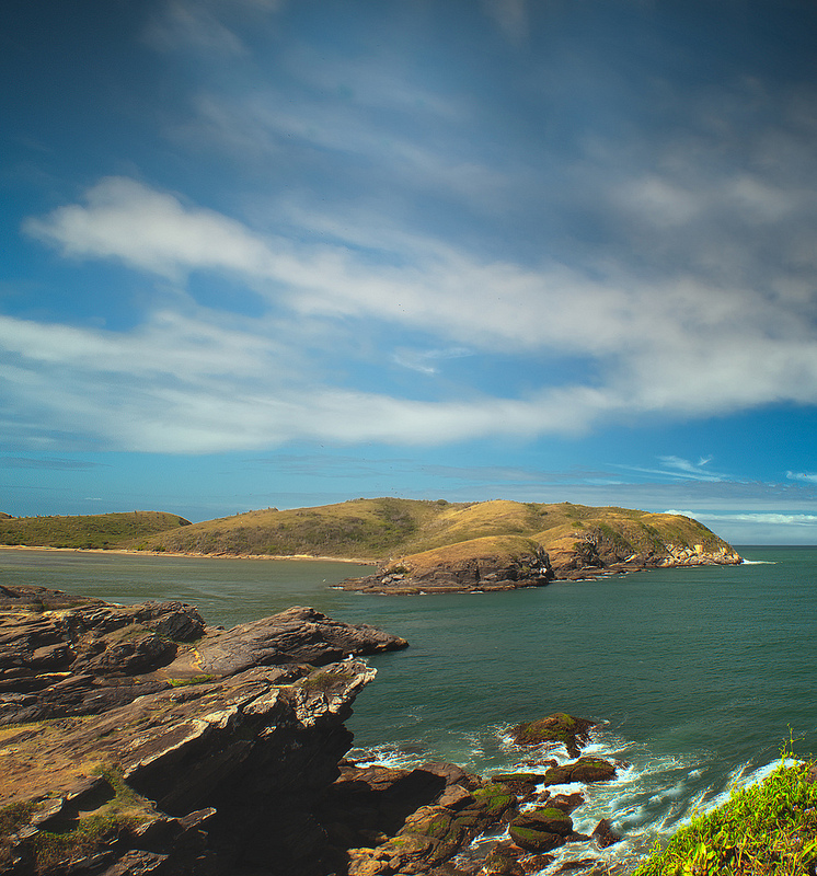 The water is cold here